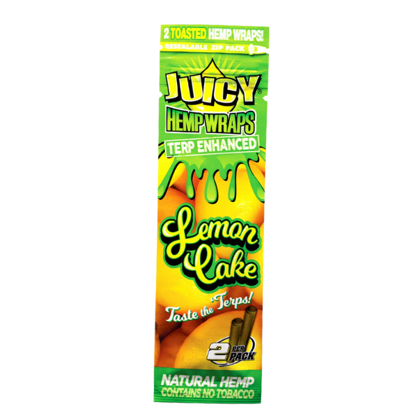 Juicy Jay Hemp Wraps / 2pk / Lemon Cake